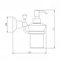 Дозатор для жидкого мыла Nicolazzi Accessori Classica Classica C1489CR