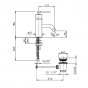 Смеситель для раковины Nicolazzi Mac Kinley 05 3702CR29M