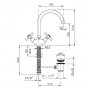 Смеситель для раковины Nicolazzi Nuova Brenta 2538BZ