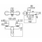 Смеситель для ванны Nobili ABC AB87110/1CR