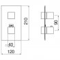 Смеситель для ванны Nobili Seven WE00102/QCR хром