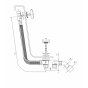 Слив-перелив Omnires CGS TK104-PLUS-3.35+64-SBP