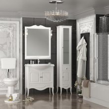 Мебель для ванной Опадирис Брунелла 80 белая матовая