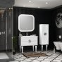 Мебель для ванной Опадирис Ибица напольная 90 белый/хром