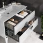 Мебель для ванной Опадирис Ибица напольная 90 белый/хром