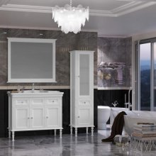 Мебель для ванной Опадирис Кантара 105 белая матовая