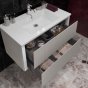 Мебель для ванной Опадирис Рубинно 90 подвесная серая