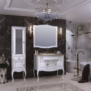 Мебель для ванной Опадирис Лаура 100 белая матовая...