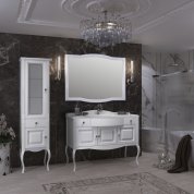 Мебель для ванной Опадирис Лаура 120 белая матовая