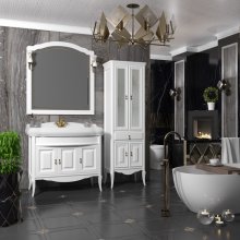 Мебель для ванной Опадирис Лоренцо 100 белая матовая