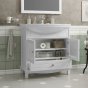 Мебель для ванной Опадирис Омега 75 белая матовая