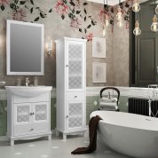 Мебель для ванной Опадирис Омега 65 белая матовая