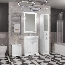 Мебель для ванной Опадирис Риспекто 55 белая матовая