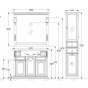 Мебель для ванной Опадирис Риспекто 105 белая матовая (уценка)
