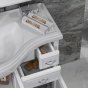Мебель для ванной Опадирис Риспекто 105 белая матовая (уценка)