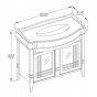 Мебель для ванной Опадирис Сакура 100