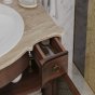 Мебель для ванной Опадирис Виктория 90 светлый орех