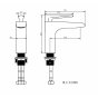 Смеситель для раковины Orans OLS-K1098