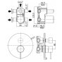 Смеситель для душа Paffoni Light LIG019BO