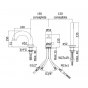 Смеситель на борт ванны Paffoni Light LIG047ST