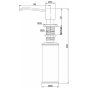 Дозатор для моющего средства Paulmark Rein D002-CR