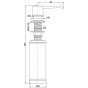 Дозатор для моющего средства Paulmark Sauber D001-401