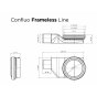 Душевой лоток Pestan Confluo Frameless Line 750 13701232