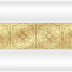 Декоративная отделка Византия для направляющего профиля душевой кабины, золото ++7 997 руб