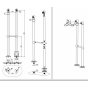 Смеситель для ванны Rav Slezak Labe L050.5/2SM