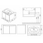 Мебель для ванной Ravak SDD Classic 600 белый/латте