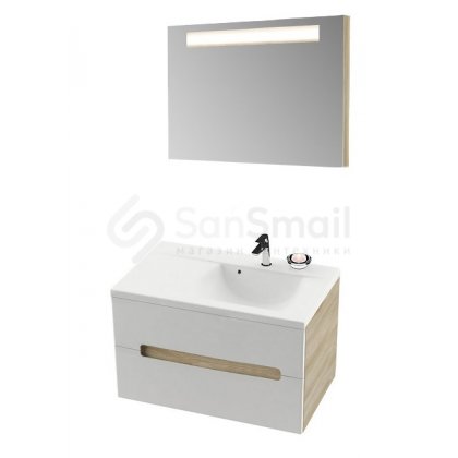Мебель для ванной Ravak Classic II 800L белый/латте