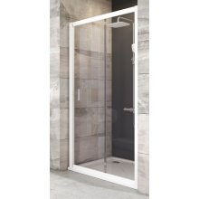 Дверь в нишу Ravak Blix BLDP2-120 белая Transparent