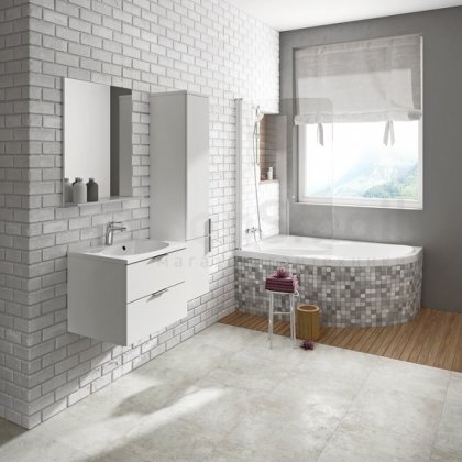Мебель для ванной Ravak SD Rosa II H 600 белый глянец
