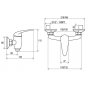Смеситель для душа Ravak Suzan SN 032.00/150