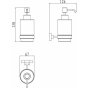 Дозатор для жидкого мыла Crome Ravak X07P223