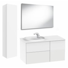 Мебель для ванной Roca Beyond Unik 100 белый глянец