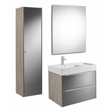 Мебель для ванной Roca Beyond Inspira Unik 80 городской дуб с зеркалом