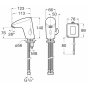 Смеситель для раковины Roca M2-E 5A5355C00