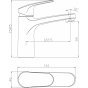 Смеситель для раковины Rossinka RS45-11