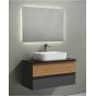 Мебель для ванной со столешницей Sancos Delta 100 DL100GR+TT100A1X+CN5021