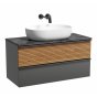 Мебель для ванной со столешницей Sancos Delta 100 DL100GR+TT100A1+CN6047