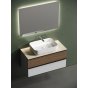 Мебель для ванной со столешницей Sancos Delta 100 DL100W+TT100A2+CN5004