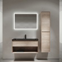 Мебель для ванной Sancos Marmi 1.0 100 дуб галифакс Black