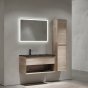 Мебель для ванной Sancos Marmi 1.0 100 дуб галифакс Black левая