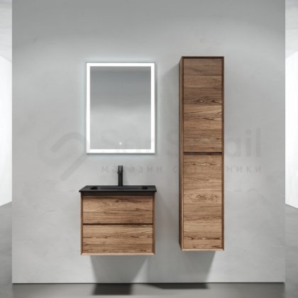 Мебель для ванной Sancos Marmi 2.0 60 дуб чарльстон Black