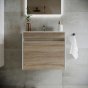 Мебель для ванной Sancos Smart 60 дуб бардолино/белая