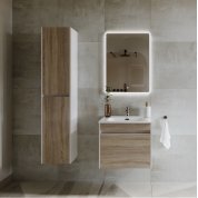 Мебель для ванной Sancos Smart 60 дуб бардолино/бе...