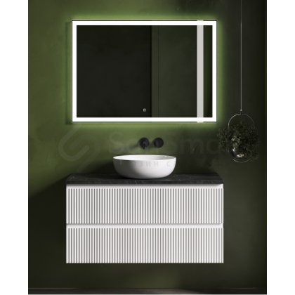 Мебель для ванной со столешницей Sancos Snob R 100 SNR100W+TT100A1+CN5024