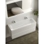 Мебель для ванной Sancos Snob R 120 Bianco с 2 отверстиями