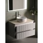 Мебель для ванной со столешницей Sancos Snob R 80 SNR80W+TT80A2X+CN5001